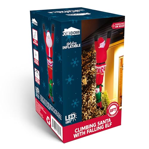 Joiedomi 8 FT Hanging Christmas Inflatables Decoration with LED Z259951