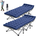 ABORON Oversized Folding Camping Cot for Adults, Double Layer 1200D, with Mat & Carrying Bag S2407