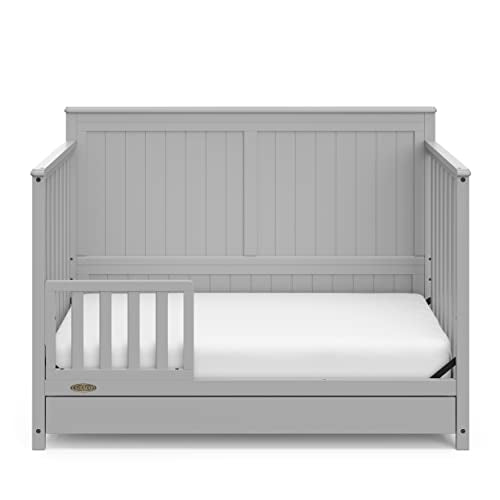 Graco Hadley 5-in-1 Convertible Crib with Drawer (White) M674