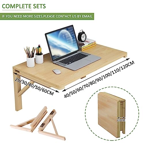 Folding Wall Desk Heavy Duty Drop Leaf Dining Table for Small Space Saving V7005