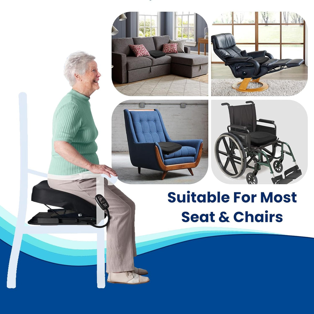 Electric Lift Cushion for Elderly Sit to Stand Assist, 300lbs B14615