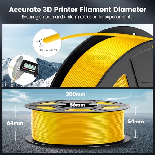 SUNLU 4kg PLA 3D Printer Filament Bundle, 1.75mm, 4 Black Spools V387