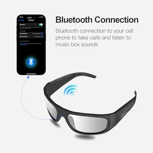 OhO Smart Glasses Polarized Sunglasses with Bluetooth Speaker U712