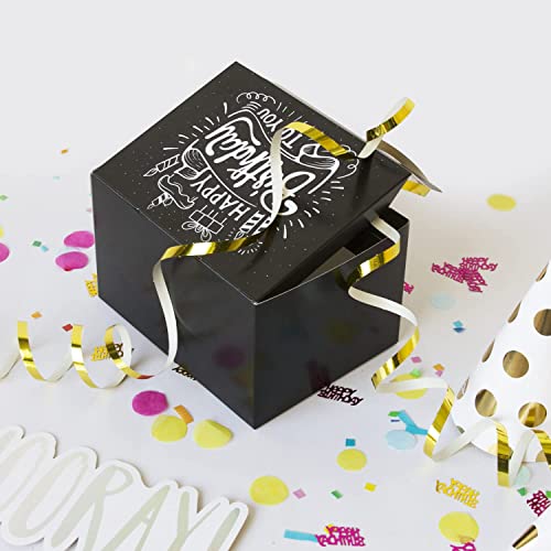 FETTIPOP Merry Christmas Exploding Confetti Gift Box, Pop Up Surprise, Prank Gift Wrapping Idea E58876