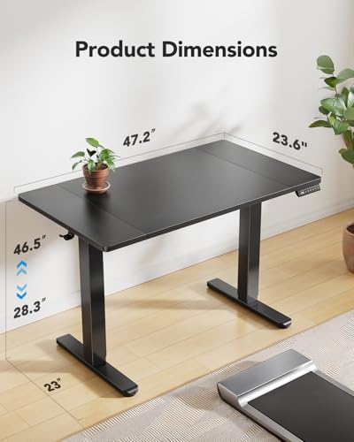 HUANUO Electric Standing Desk 71 x 35 inch Height Adjustable Sit Stand Desk H24537