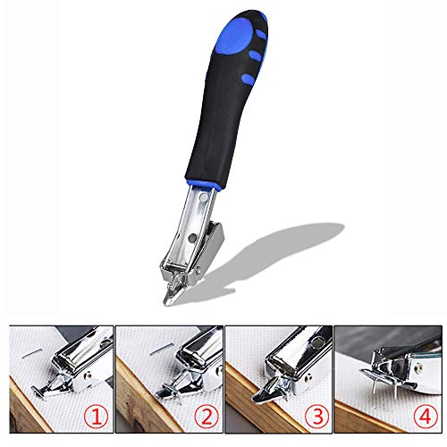Heavy Duty Staple Remover Claw Tool for Furniture, Wood, Carpet (Blue) R63157