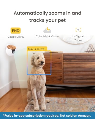 Furbo Mini Pet Camera with 2-Way Audio and Phone App N269659