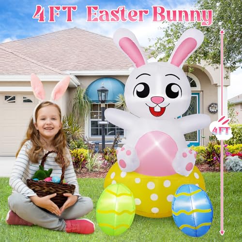 B&D 12FT Giant Christmas Inflatables Snowman Outdoor Decorations with Rotating LED Lights B36000