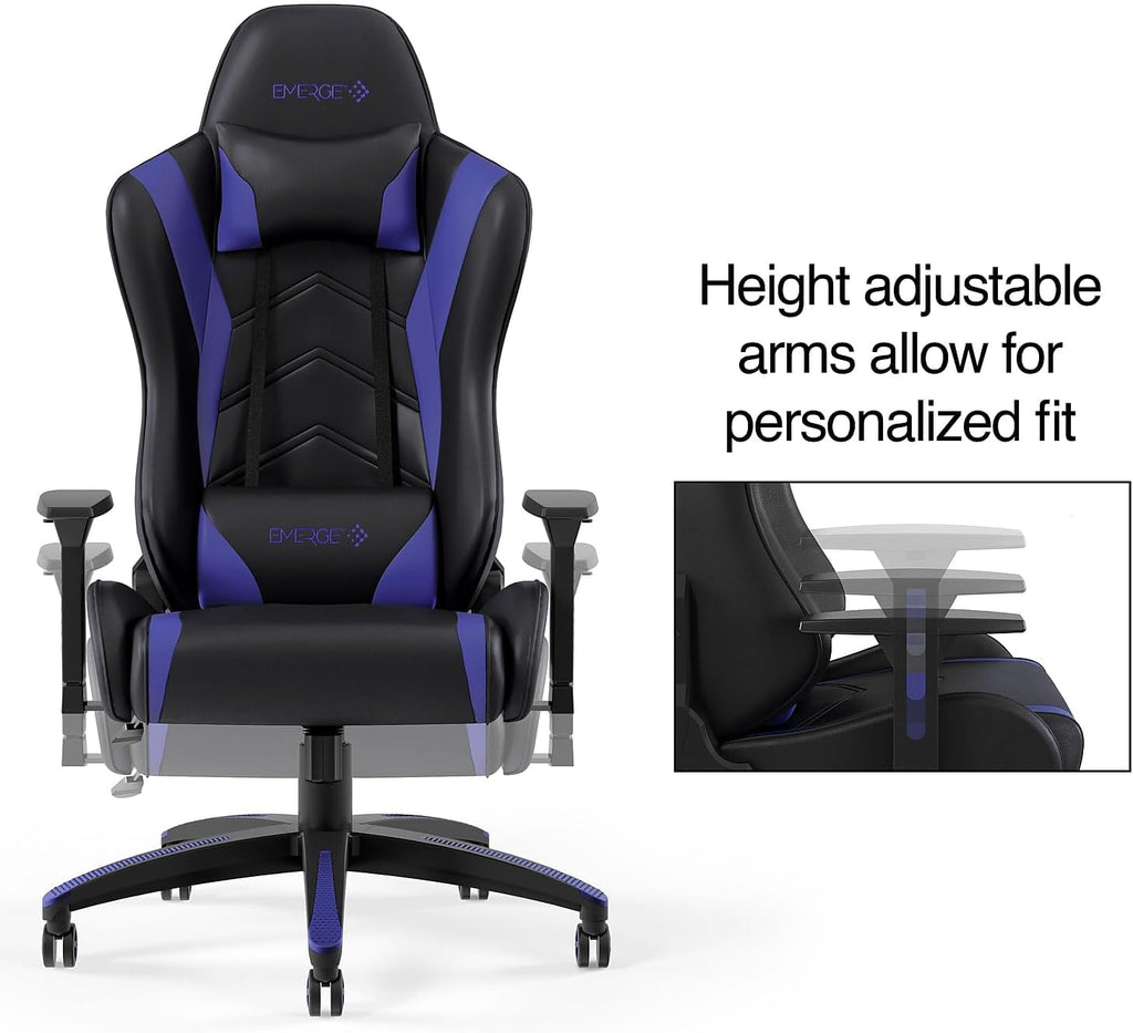 STAPLES Vartan Gaming Chair Blue B524871