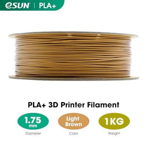eSUN PLA+ Filament 1.75mm 3D Printer Filament, 1KG Spool, Fire Engine Red Q357