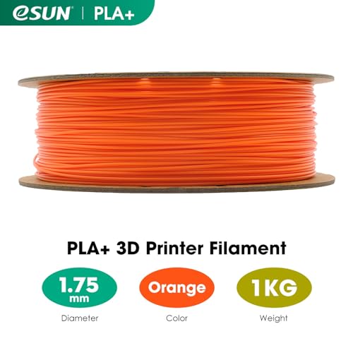 eSUN PLA+ Filament 1.75mm 3D Printer Filament, 1KG Spool, Fire Engine Red Q357