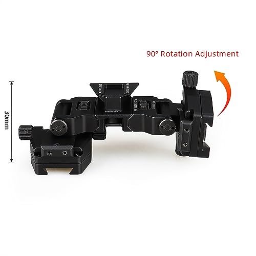 PVS-14 Light Weight Dual Tube Mounting System Night Vision Adapter Black J6987