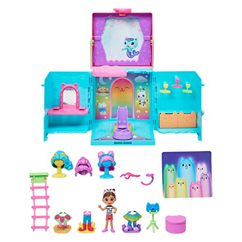 Gabby’s Dollhouse Purr-ific Pool Playset with Gabby and MerCat Figures H9886