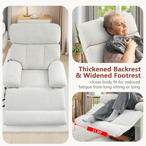 Power Lift Recliner for Elderly with Remote Control, Navy Blue P60192