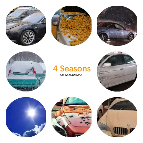 9 Layers Waterproof Car Snow Cover with Windshield Cover for All Weather V594