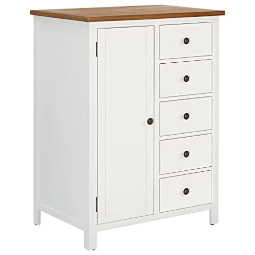 Wardrobe 29.9"x20.5"x41.3" Solid Oak Wood,Spacious Wooden Wardrobe with Hanging Rod and Drawers for Ample Storage Bedroom Furniture, Cabinets & Storage