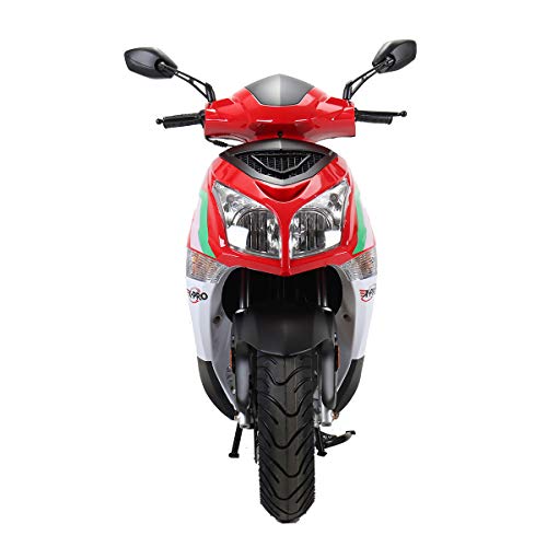 X-PRO 150cc Moped Street Gas Adult Bike with 13" Aluminum Wheels (Blue) Y478816