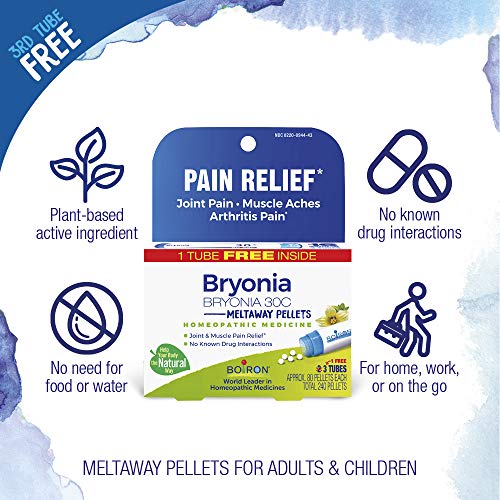 Boiron Nux Vomica 30C Homeopathic Medicine, 3 Count (240 Pellets) E19647