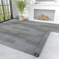 Oxdigi Vinyl Flooring Roll 32 sq.ft | 3'4"W x 9'10"L, PVC Leather-Like Linoleum Floor Covering, Waterproof Durable Heavy Vinyl, Easy to Install with Tape, Removable- No Adhesive Backing, Natural Oak