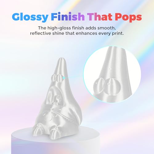 FLASHFORGE Silk PLA Filament 1.75mm, 1kg Spool V8381