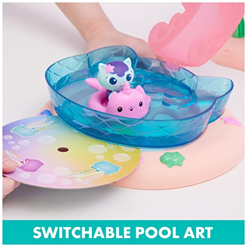 Gabby’s Dollhouse Purr-ific Pool Playset with Gabby and MerCat Figures H9886