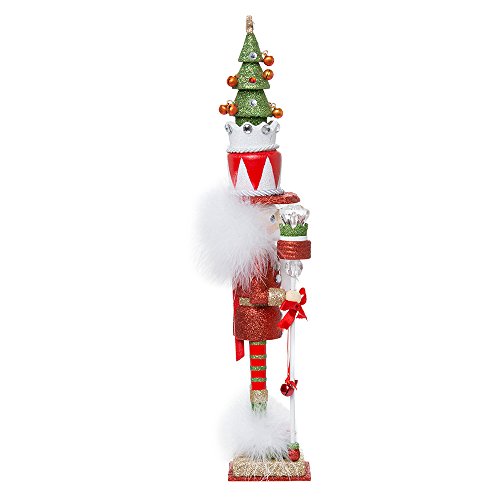 Kurt Adler Hollywood Tree Hat Nutcracker 15-Inch Red Green L27686