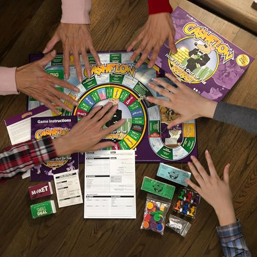 Rich Dad CASHFLOW Board Game, Educational Finance Literacy Game for Ages 14 & Up U172