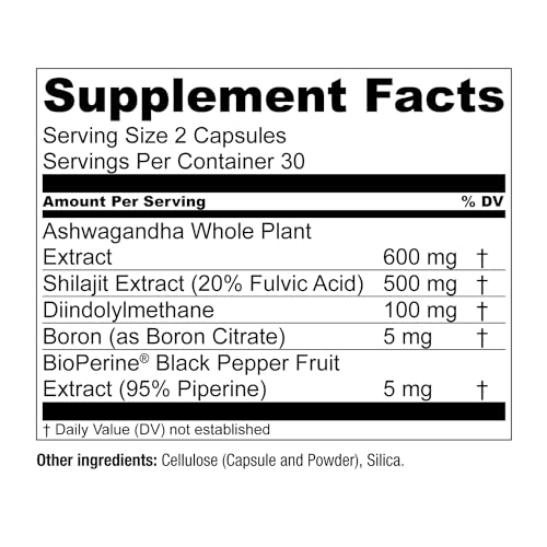 Essential Elements T-Hero Platinum Male Health Supplement, 60 Capsules G9205