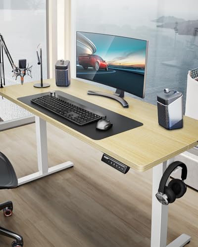 ErGear Height Adjustable Electric Standing Desk 48 x 24 Inches, Walnut S608