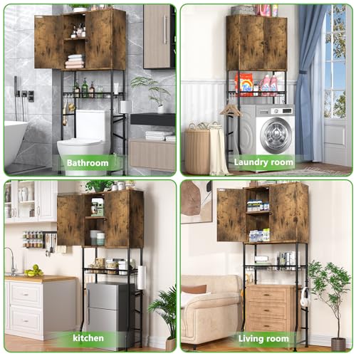 Over The Toilet Storage Cabinet 2-Door White J232223