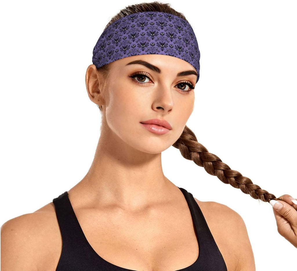 Elastic Exercise Headband for Men & Women Moisture Wicking Athletic Running Gym G98969