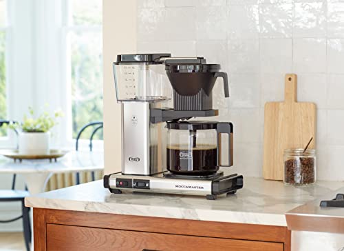 Technivorm Moccamaster 53941 KBGV Select 10-Cup Coffee Maker, Polished Silver G3553
