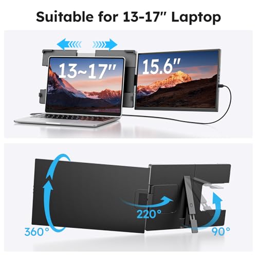 Laptop Screen Extender 14" FHD 1200P IPS Portable Monitor X6094