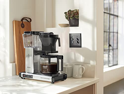 Technivorm Moccamaster 53941 KBGV Select 10-Cup Coffee Maker, Polished Silver G3553