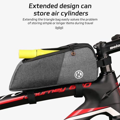 Bicycle Frame Bag Waterproof Triangle MTB Black T76858