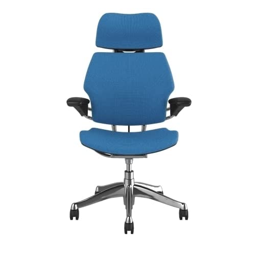 Humanscale Freedom Office Chair with Headrest, Ergonomic Work Chair with Adjustable Arms D840