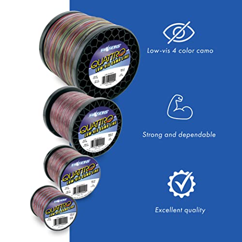 HI-SEAS Quattro Monofilament Fishing Line 4 Color Camo Saltwater Z444032