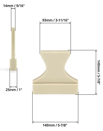 QWORK Tapping Block for Laminate and Wood Floor Installation, 2 Pack E24376