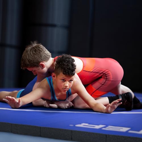 Meister FlexFloor Wrestling Mat 10ft x 10ft Roll-Up Training Mat V43380