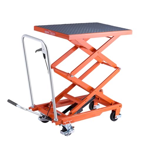 VEVOR Electric Lift Table 330 lbs Capacity, Height Adjustable, Black Y3219