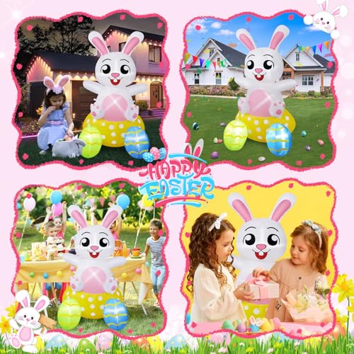 B&D 12FT Giant Christmas Inflatables Snowman Outdoor Decorations with Rotating LED Lights B36000