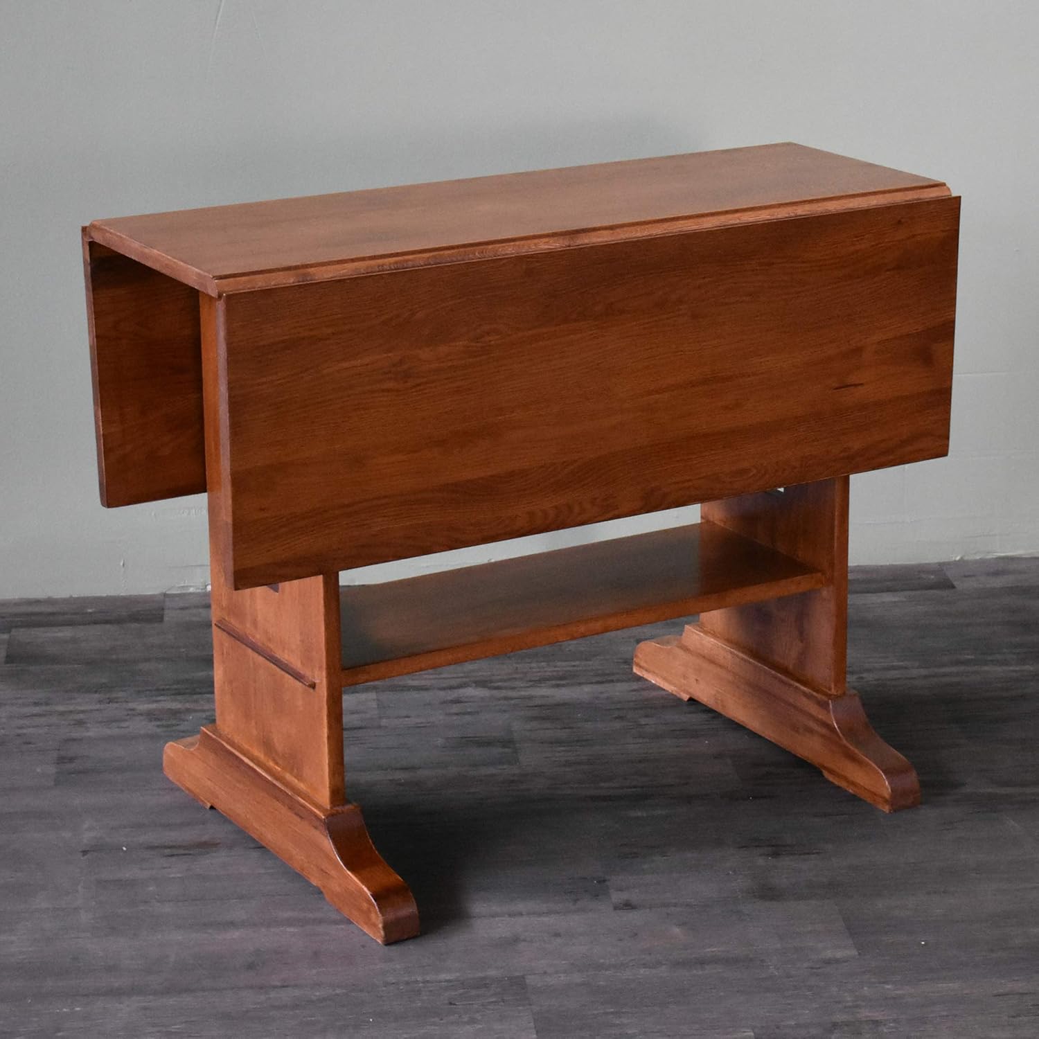 Mission Solid Oak Drop Leaf Dining Table - Michael's Cherry Q876