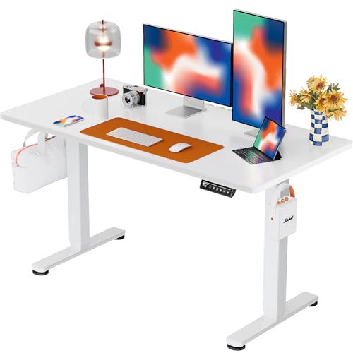 ErGear Height Adjustable Electric Standing Desk 48 x 24 Inches, Walnut S608