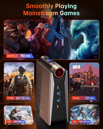 ACEMAGICIAN S3A Mini PC, Ryzen 7 5875U, 16GB DDR4 512GB NVMe SSD F699390