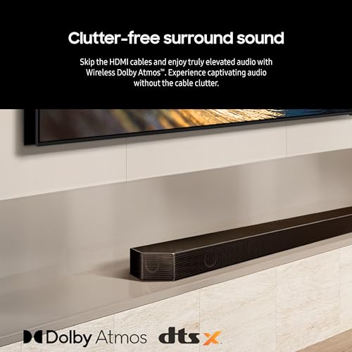 SAMSUNG Q990D 11.1.4ch Soundbar with Wireless Dolby Atmos and Rear Speakers M1387