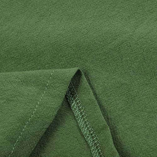 Women Linen Cotton Wide Leg Pants with Drawstring Waist Z12400