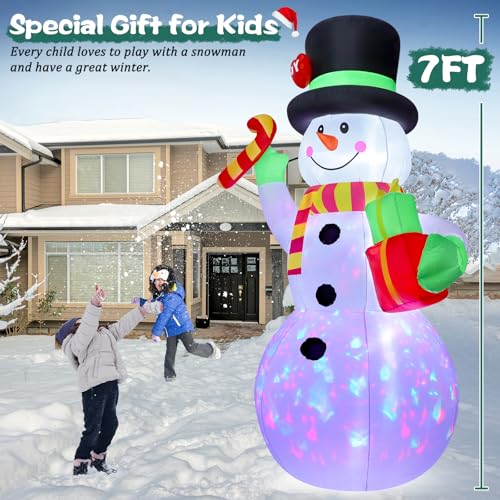 10 FT Inflatable Santa Claus with LED Lights for Outdoor Christmas Decor L40414
