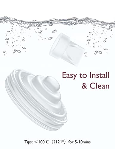 Momcozy M5 Hands-Free Wearable Breast Pump, Double-Sealed Flange, 3 Modes & 9 Suction Levels, 24mm, 2-Pack Quill Gray Z371714