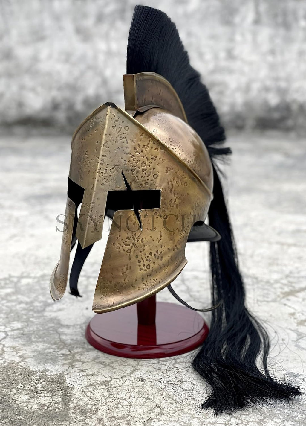 Medieval 300 Spartan Helmet Battle Damage G4133