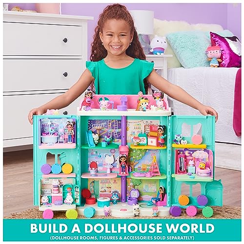 Gabby’s Dollhouse Purrfect Dollhouse with 15 Pieces, Kids Toys for Ages 3 and up Y434538